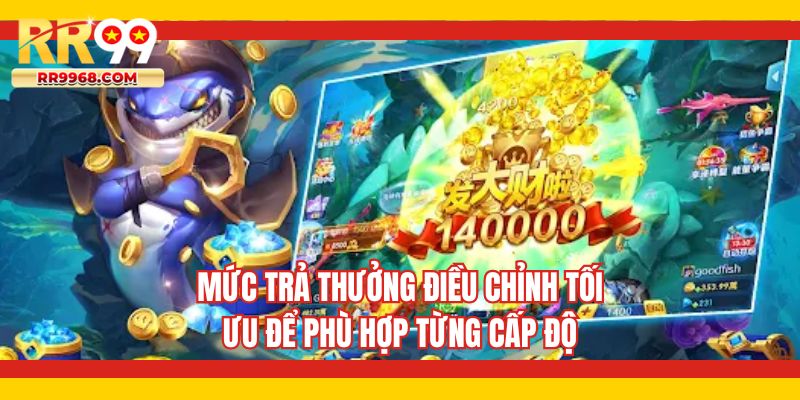 Mức trả thưởng điều chỉnh tối ưu để phù hợp từng cấp độ